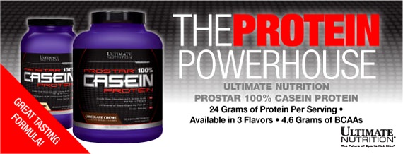 Казеин 100% Prostar Casein Protein от Ultimate Nutrition Казеин 100% Prostar Casein Protein от Ultimate Nutrition
